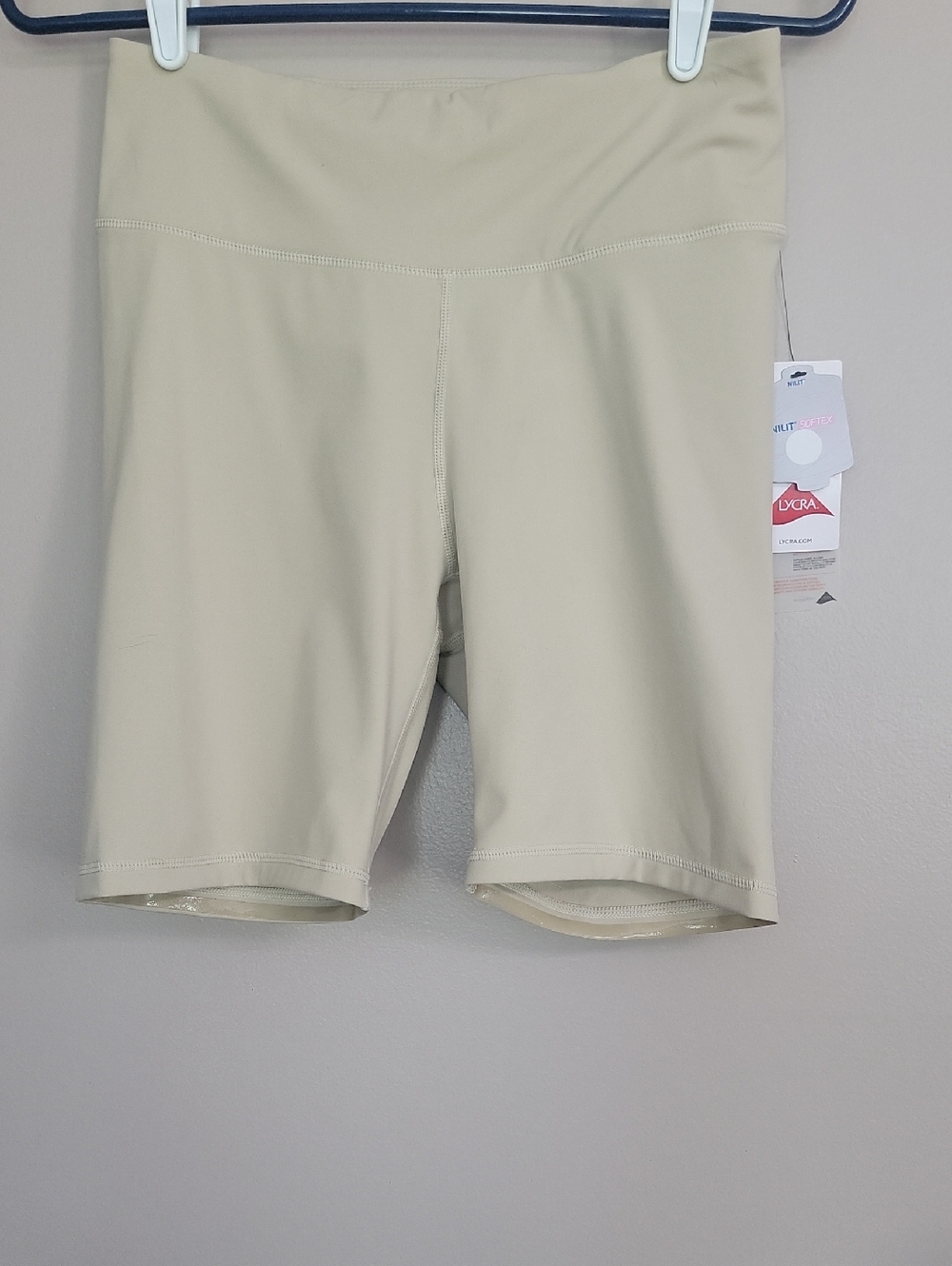 Mono B Beige High-Rise Bike Shorts Size M  Tags